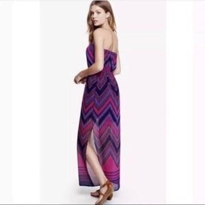 Express strapless maxi dress
